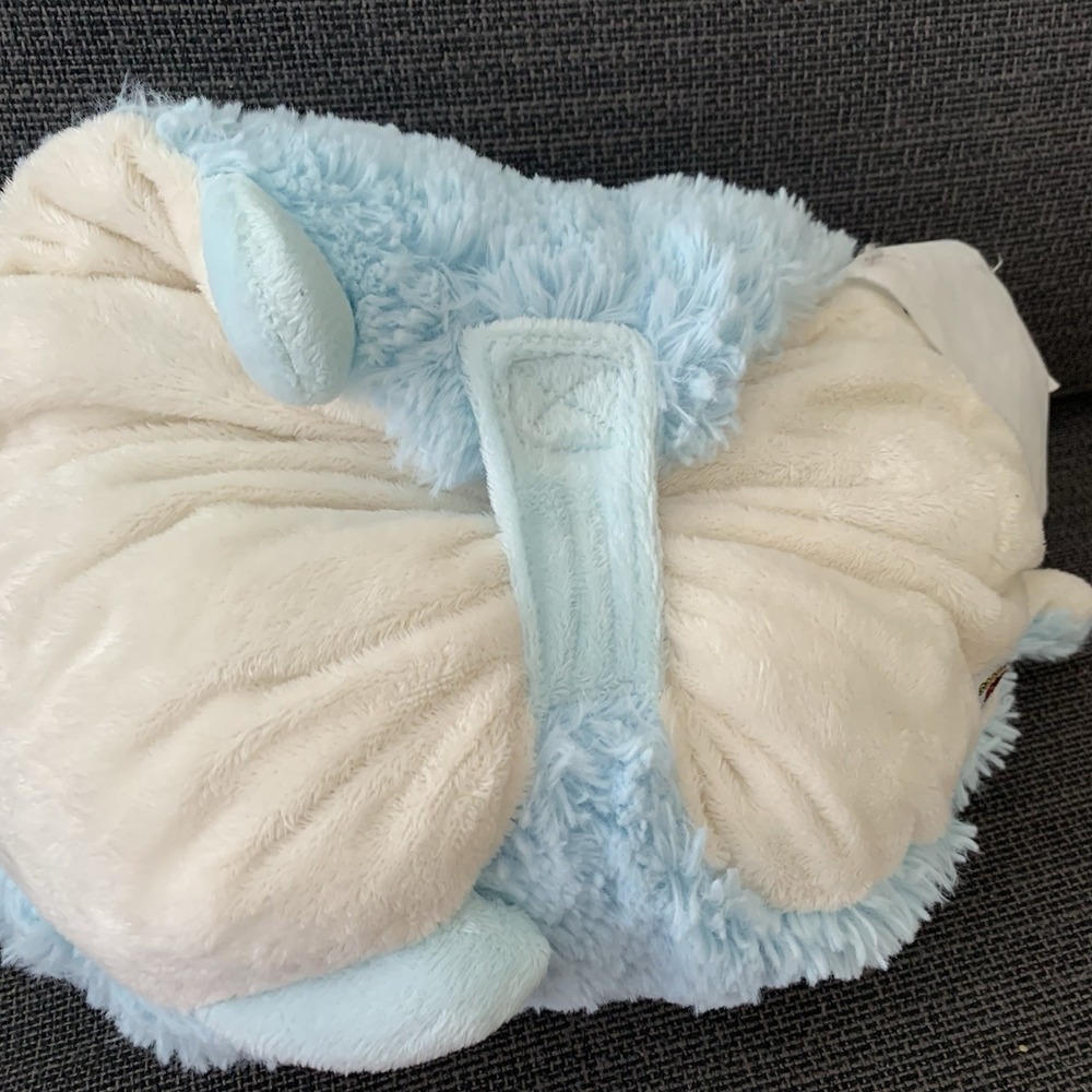 Pillow Pets PeeWees 12" Blue‎ Squeaky Mini Dolphin Plush  2010 - Picture 4 of 5